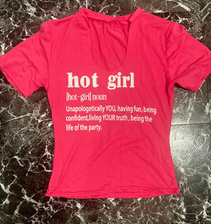 “Hot girl” top