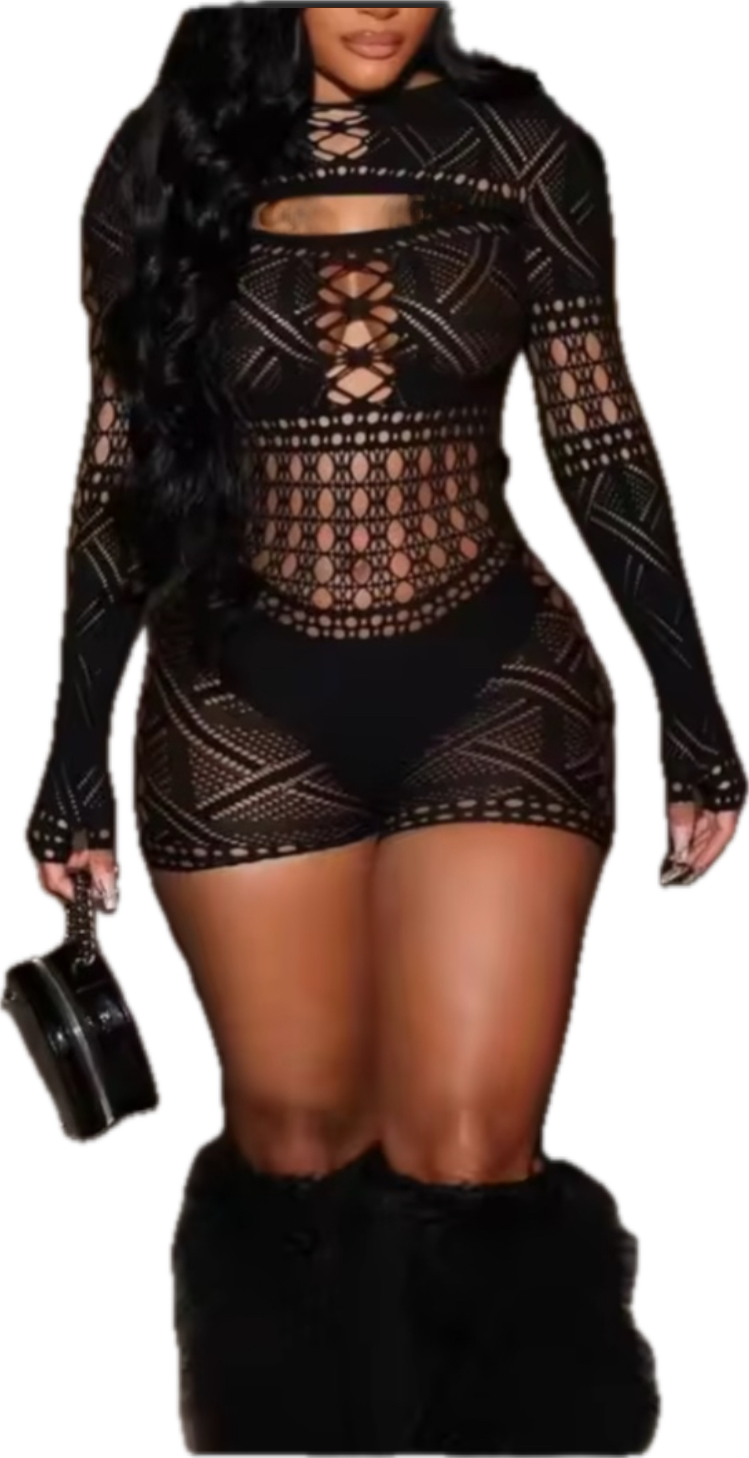 “Dominatrix” romper