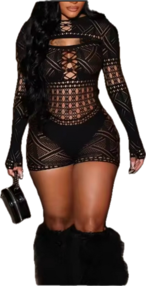 “Dominatrix” romper