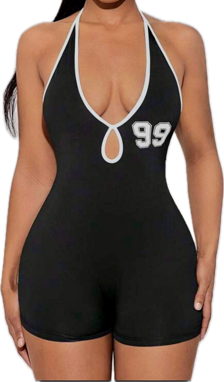 “99” halter romper