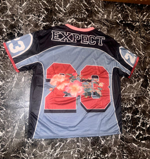 “LA flowers 💐 23” oversized jersey top