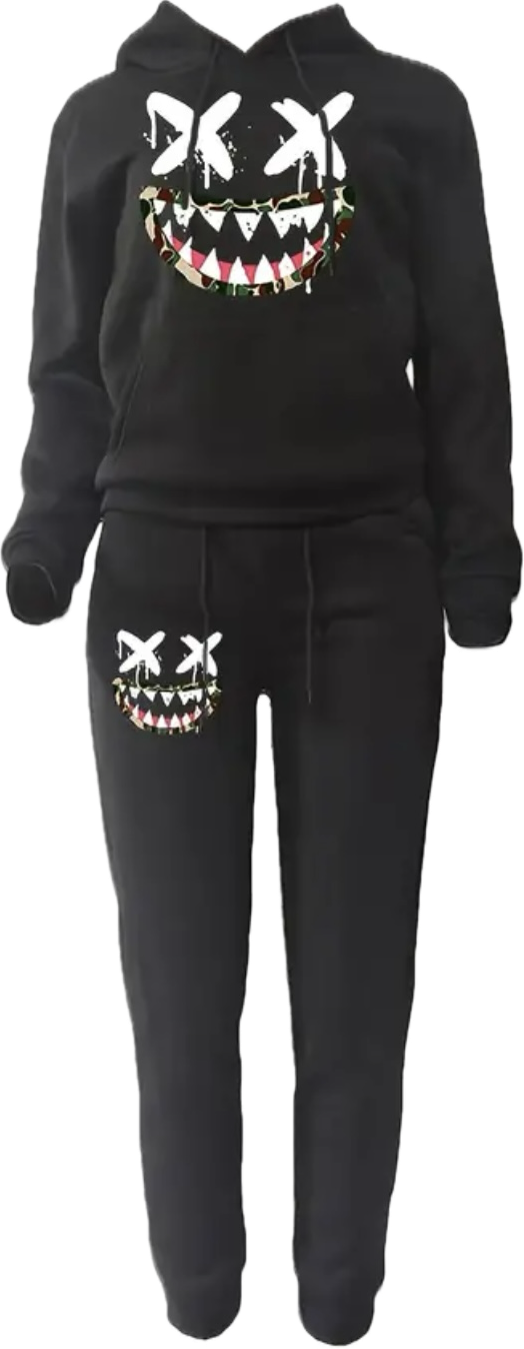 “Monsta” hoodie pants set