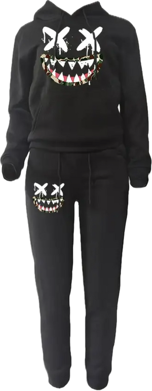 “Monsta” hoodie pants set