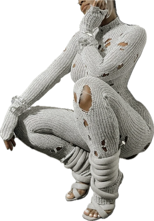 “Rebel” knit jumpsuit