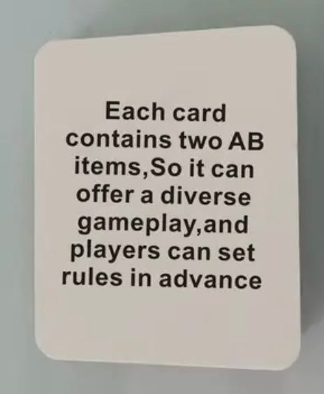 “Dare” drinking card game