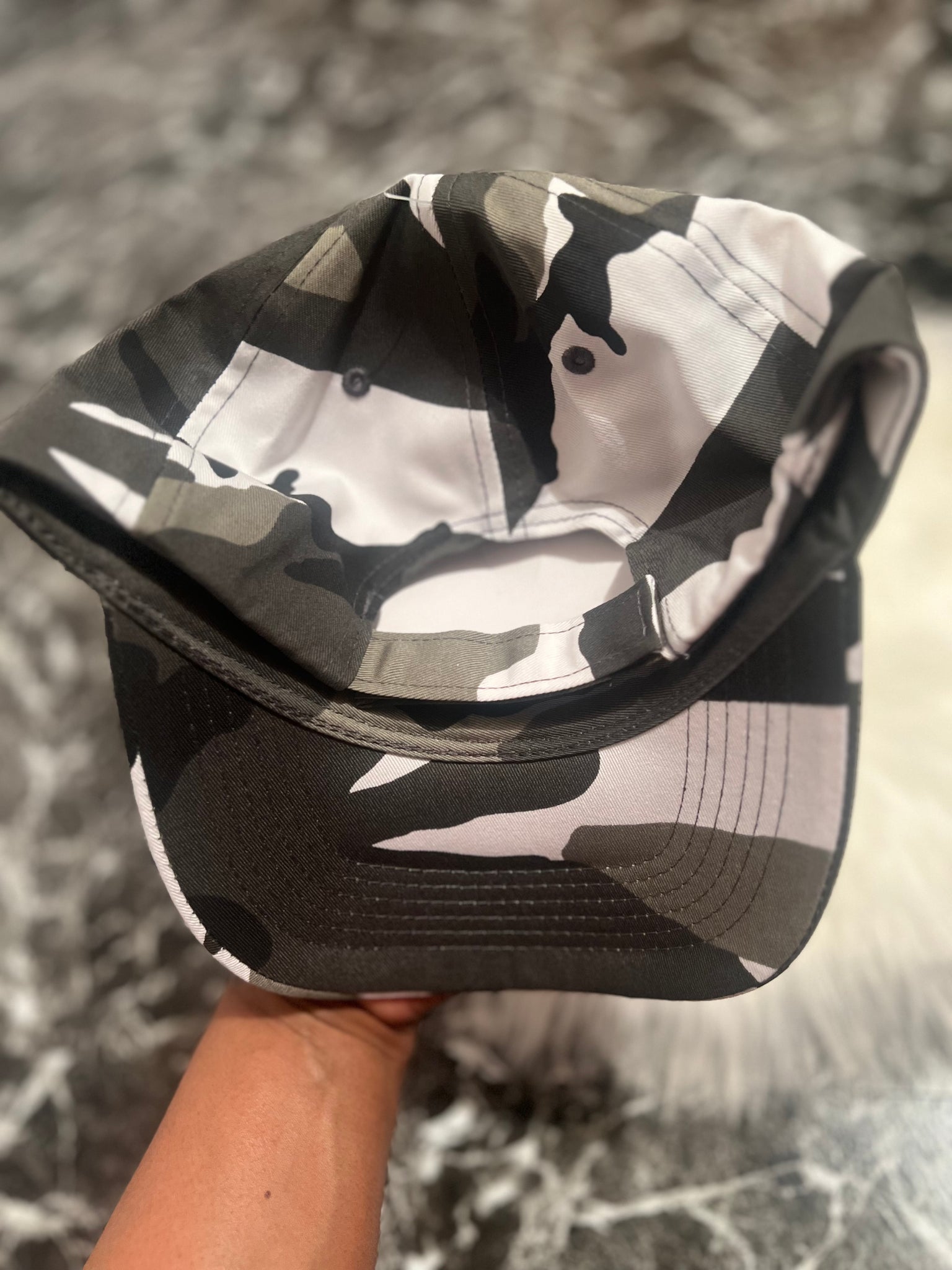 “Camo” baseball cap