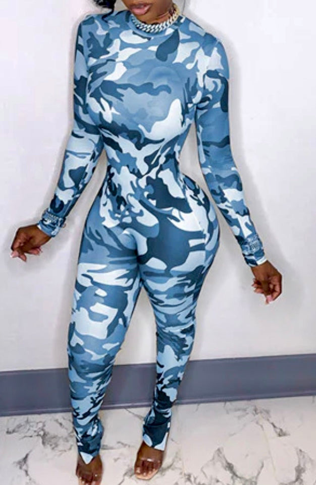 “Camo” jumpsuit