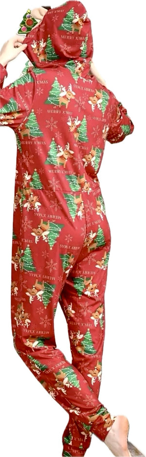 “Rudolph” hoodie pajamas