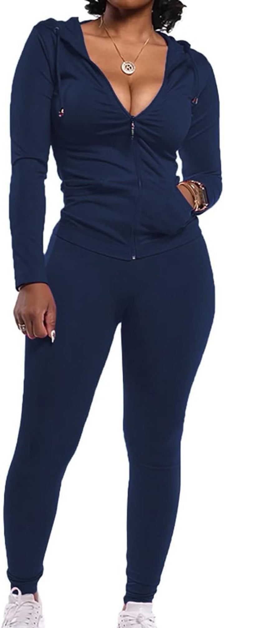 “Track star” pants set (navy blue)