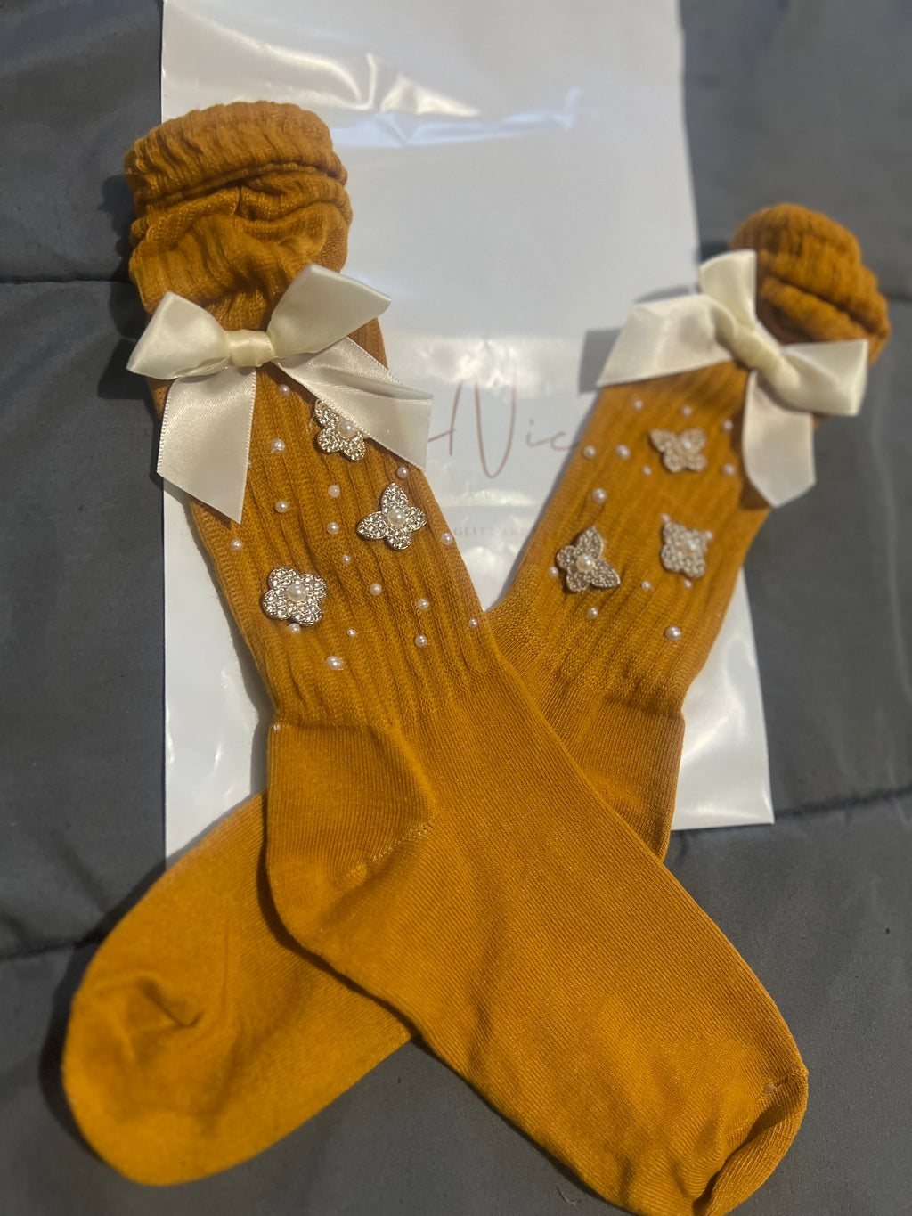 “Glitz” slouch socks