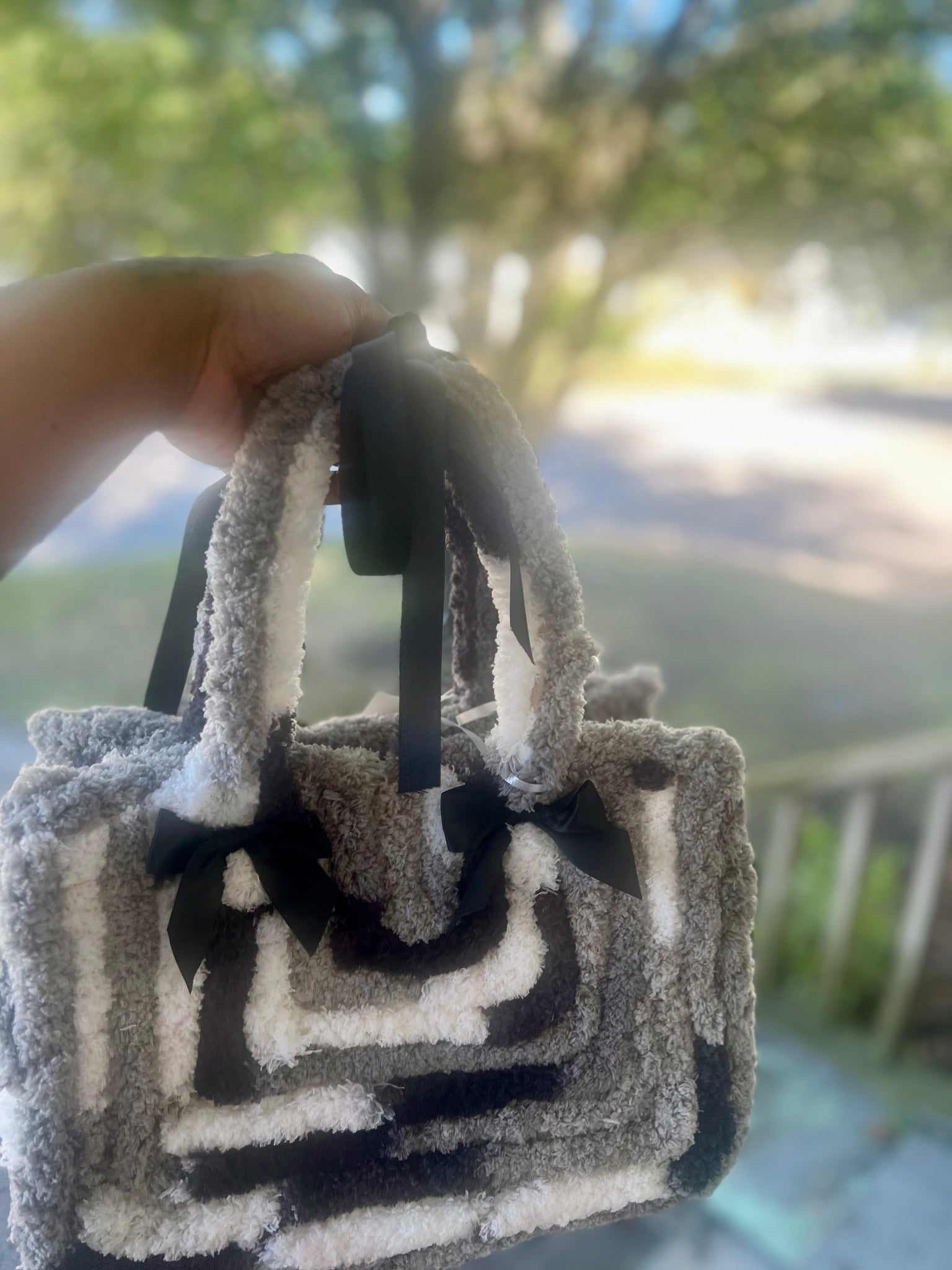 “Panda*ribbon” purse