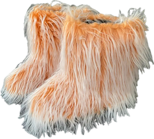 “Fuzzy” boots