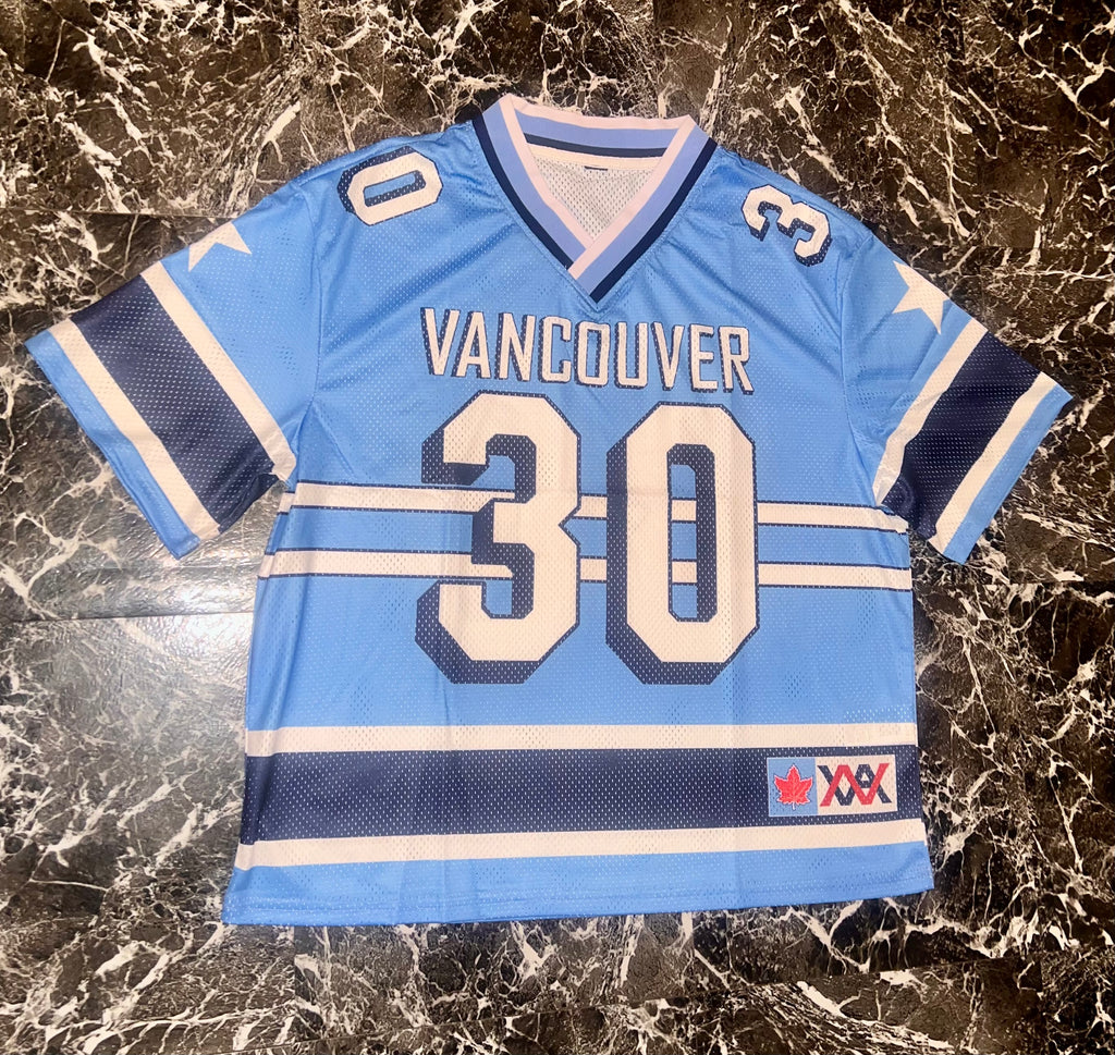 “Vancouver 30” oversized jersey top