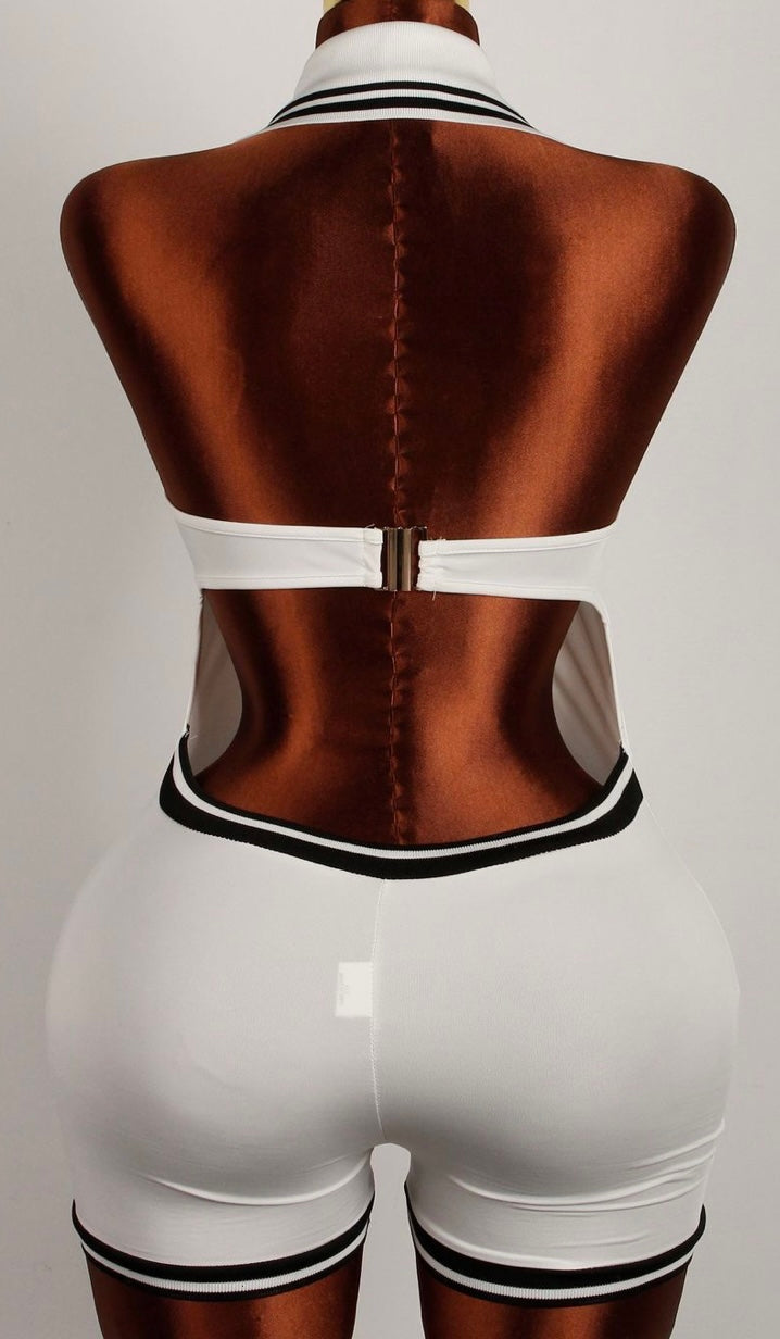 “Alyssa” back out romper