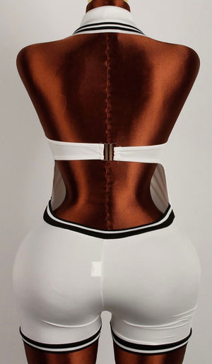 “Alyssa” back out romper