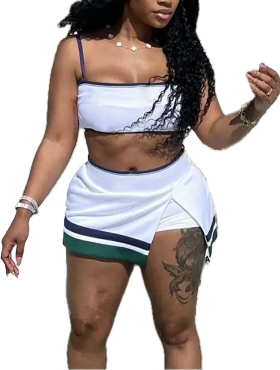 “Porsha” skort set