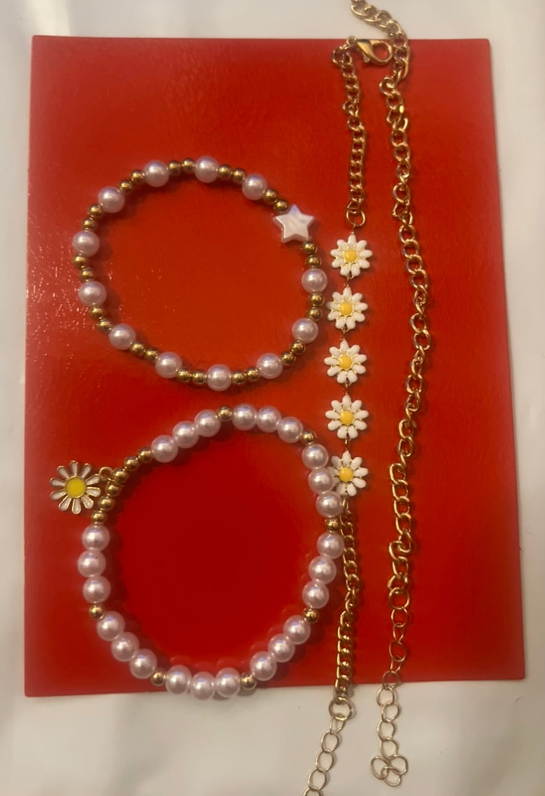 “Sunflower “ anklet set