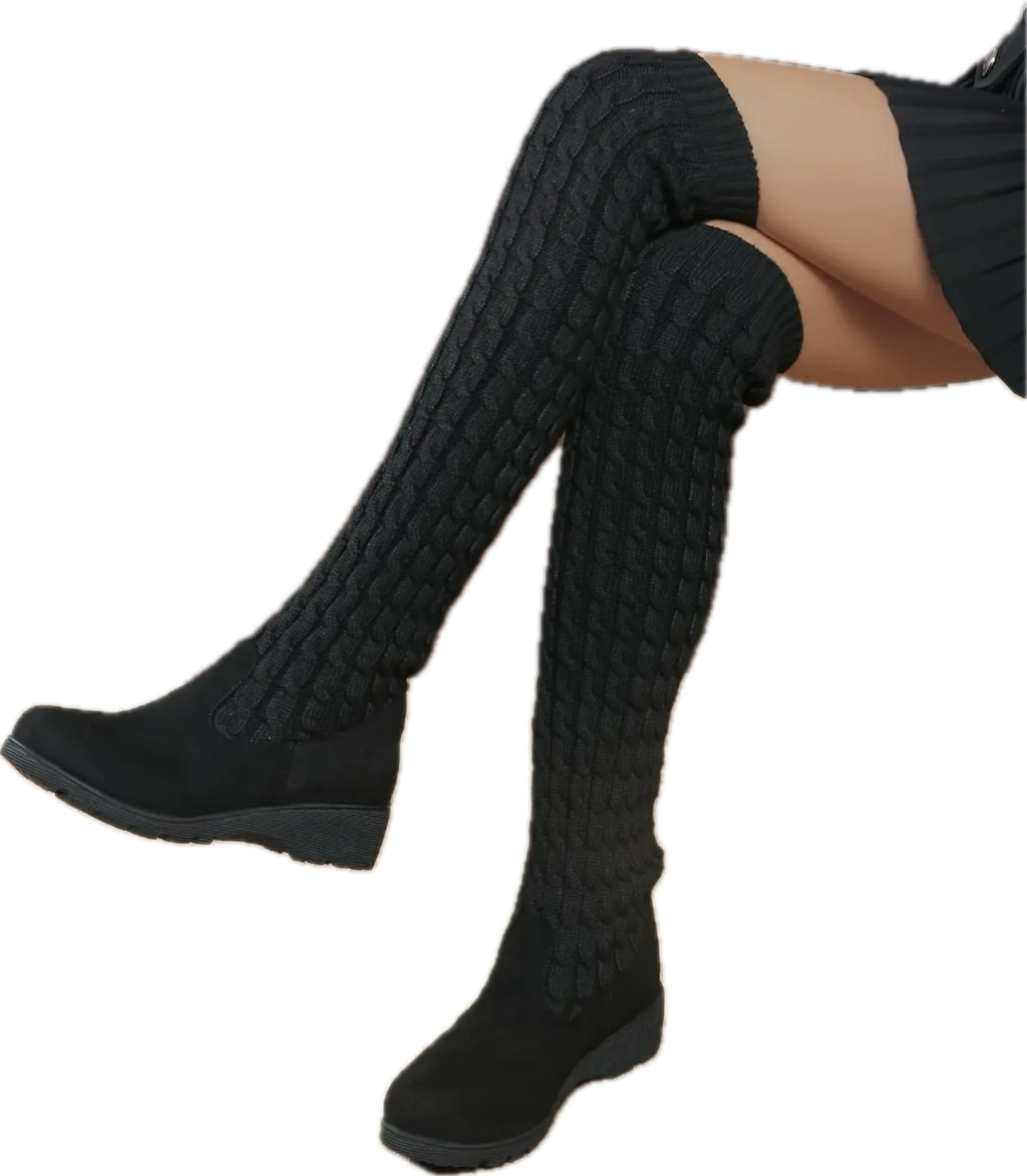 “Bianca” knee boots