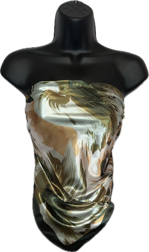 “Ever green” scarf top