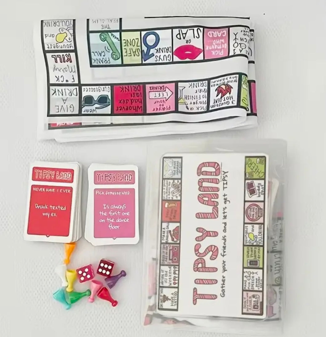 “Tipsy land” sheet board game