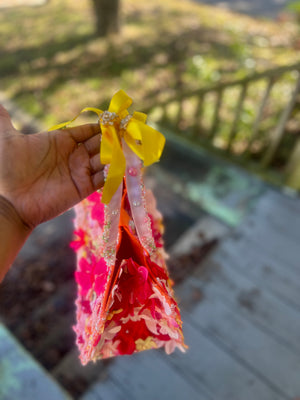 “Flowerbomb” handbag