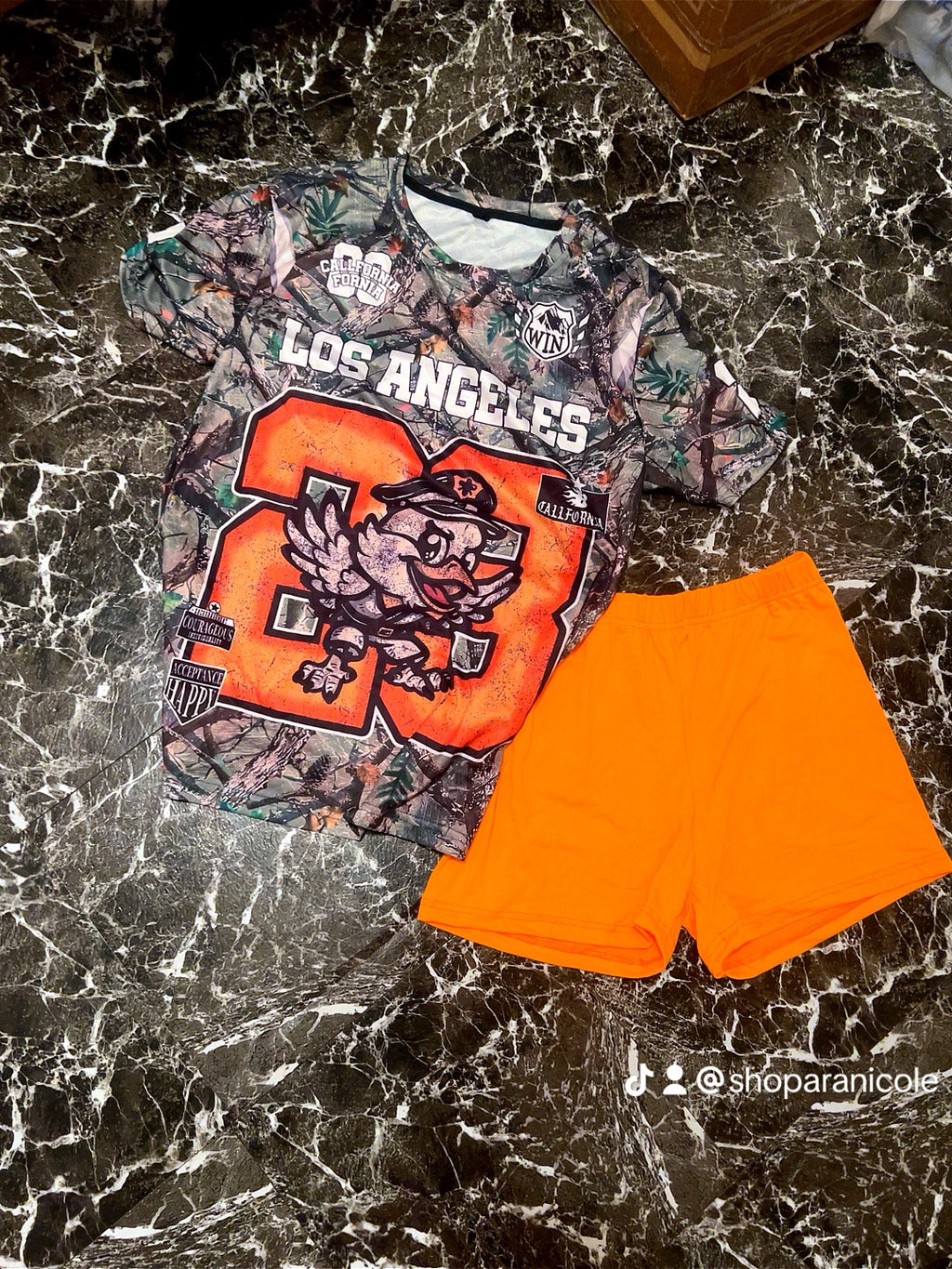 “Duck 23” short set