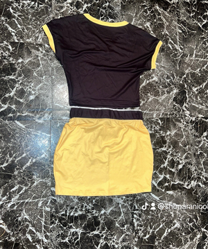 “97” skirt set