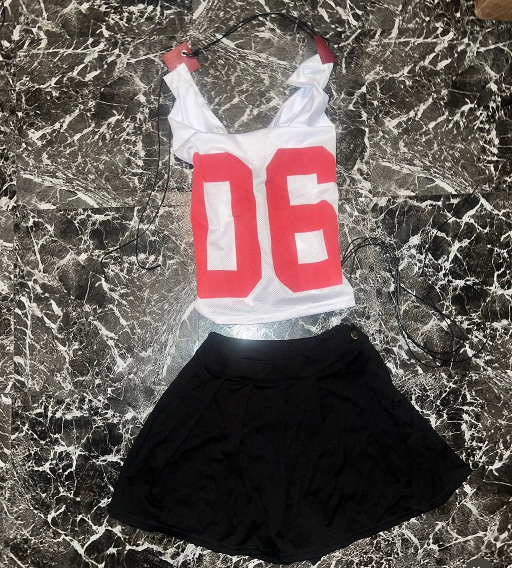 “06” 2 piece skort set