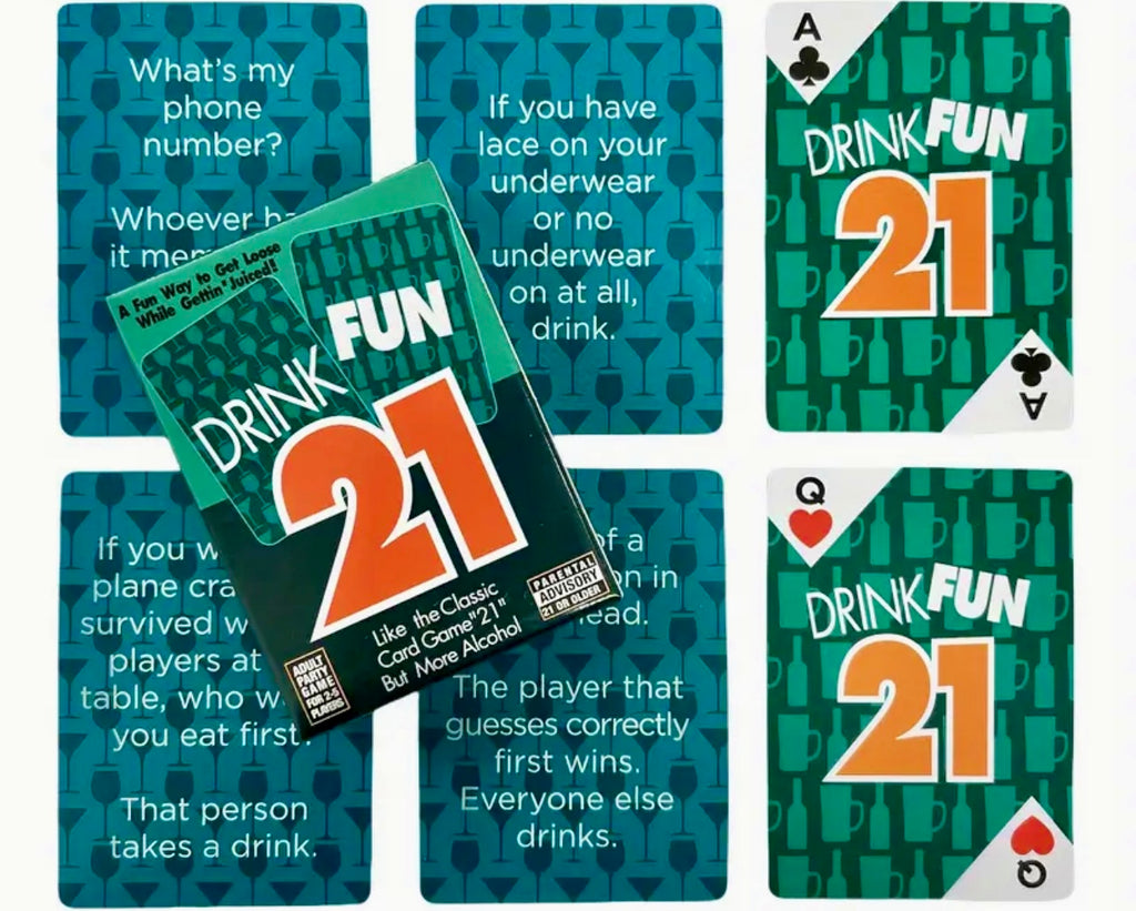 “21” drinking card game