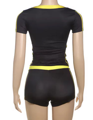 “Sports gal” short set