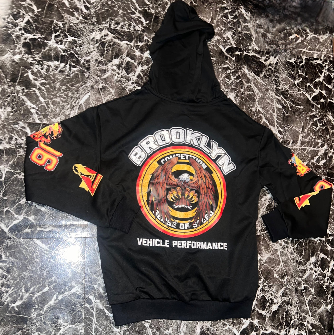 “Bk 96” oversized hoodie