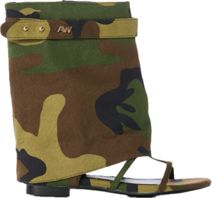 “Camo” sandal boot