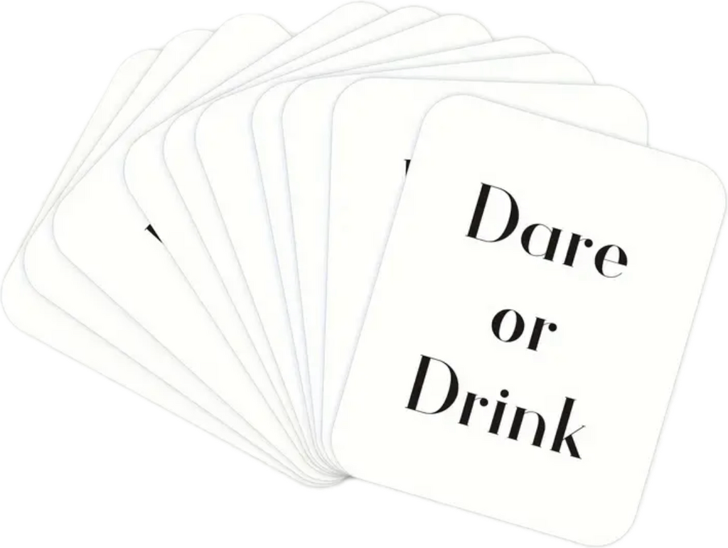 “Dare” drinking card game