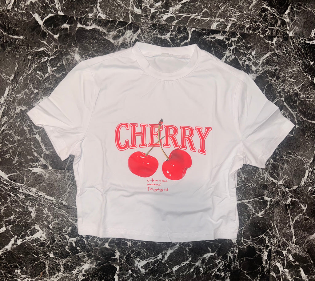 “Cherry” crop top