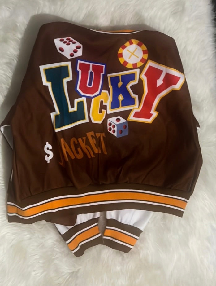 “Lucky” varsity jacket