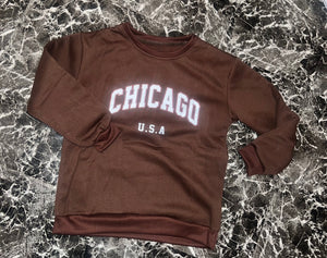 “Chicago “ oversized sweatshirt