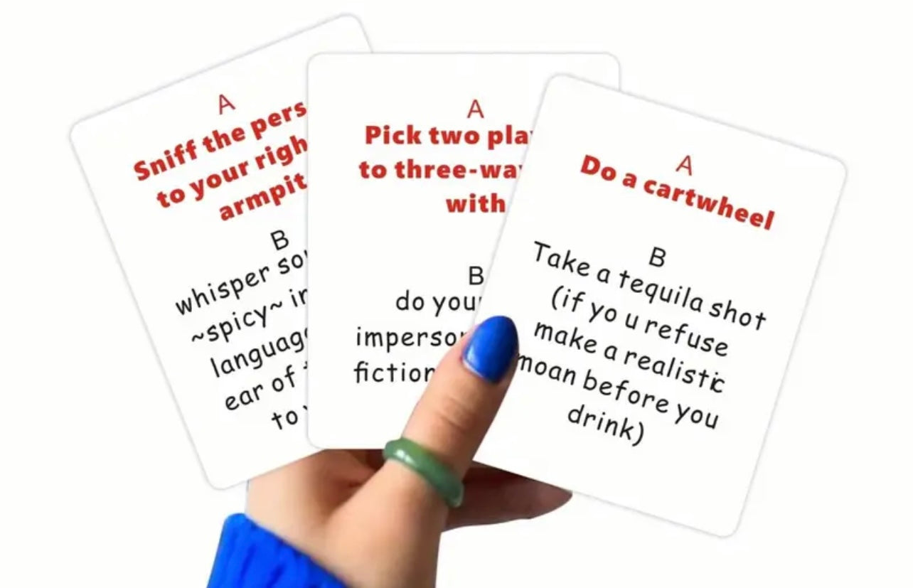 “Dare” drinking card game