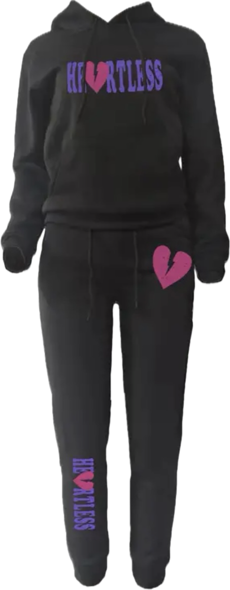 “Heartless” pants set