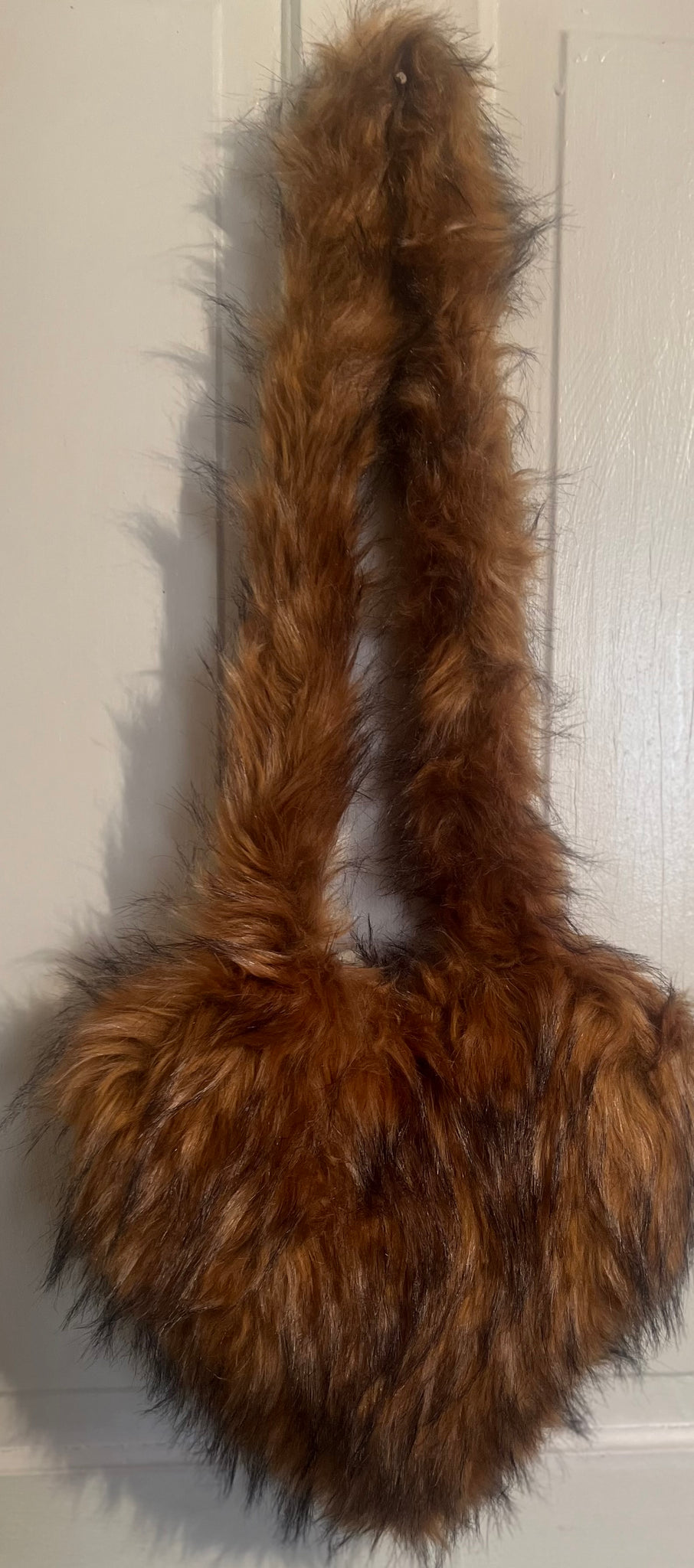 “Furry” shoulder bag