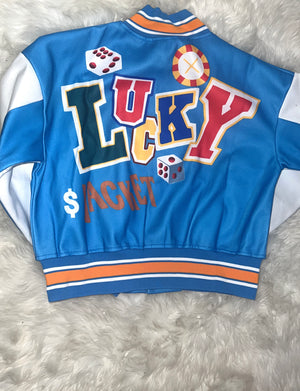 “Lucky” varsity jacket