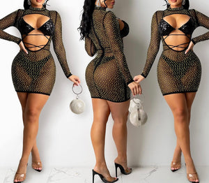 “That girl” 2 piece dress (gold)