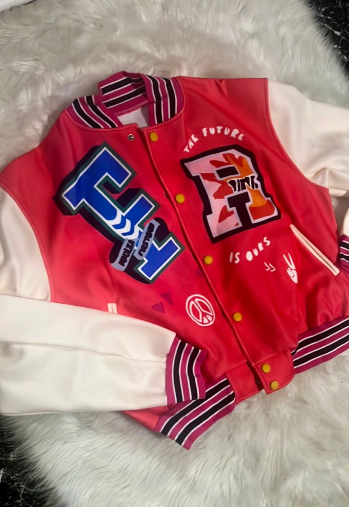 “Mean girls “ varsity jacket (crop)