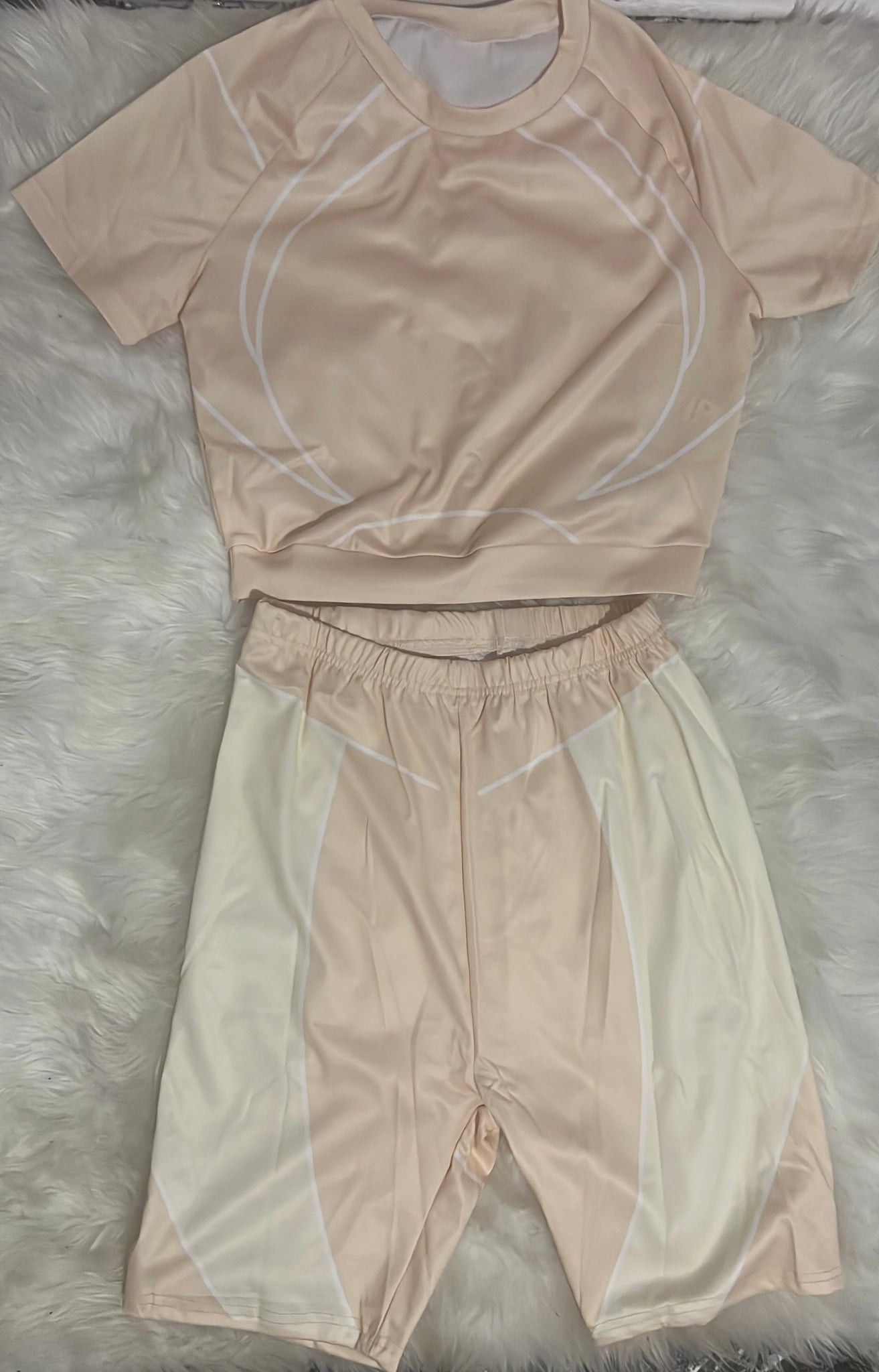 “Nicki” short set (tan)