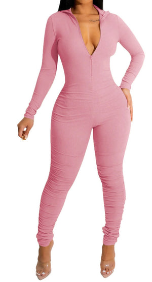 “Lucille” jumpsuit (pink)