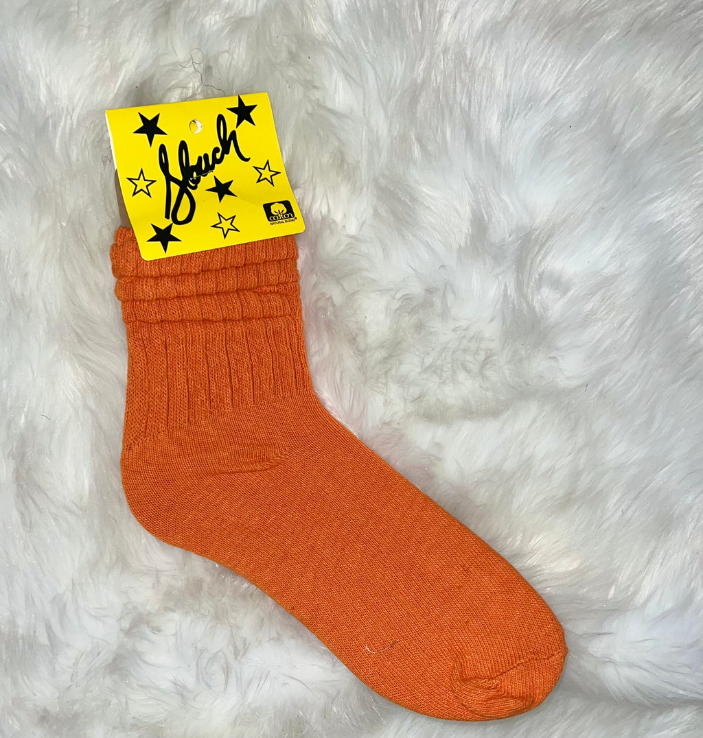 “Slouch” Socks (burnt orange)